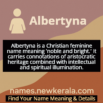 Albertyna Name Meaning and Origin
