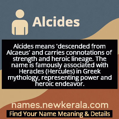Alcides Name Meaning and Origin