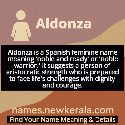 Aldonza Name Meaning and Origin