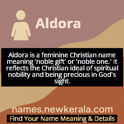 Aldora Name Meaning and Origin