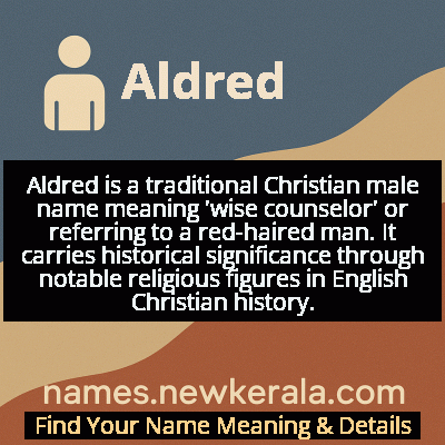 Aldred Name Meaning and Origin