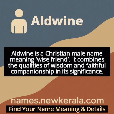 Aldwine Name Meaning and Origin