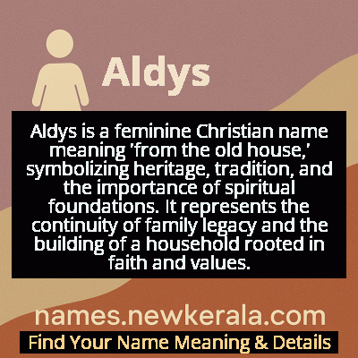 Aldys Name Meaning and Origin