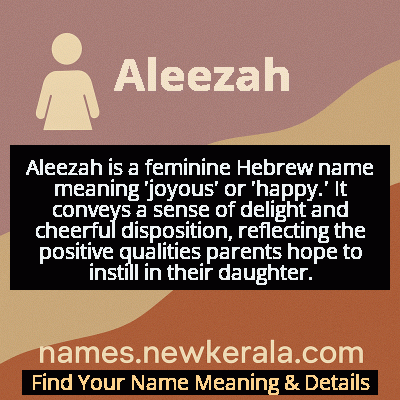 Aleezah Name Meaning and Origin