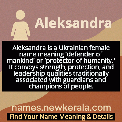 Aleksandra Name Meaning and Origin