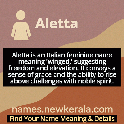 Aletta Name Meaning and Origin