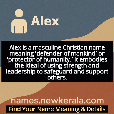 Alex Name Meaning and Origin