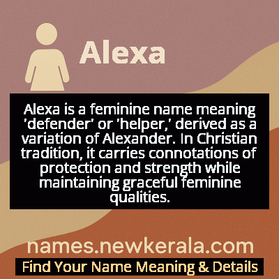 Alexa Name Meaning and Origin