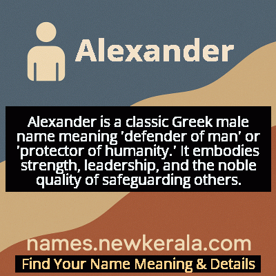 Alexander Name Meaning and Origin