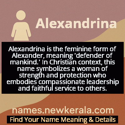 Alexandrina Name Meaning and Origin