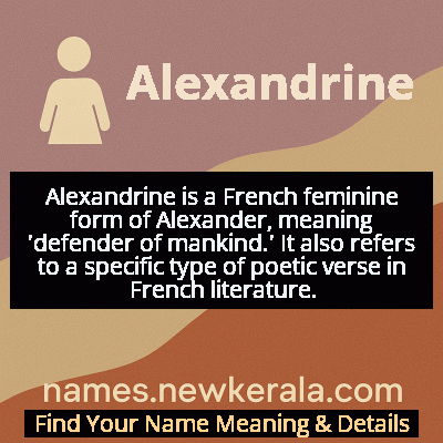 Alexandrine Name Meaning and Origin