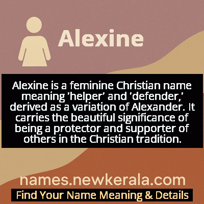 Alexine Name Meaning and Origin