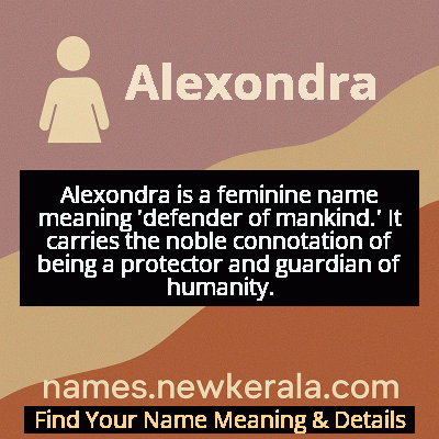 Alexondra Name Meaning and Origin