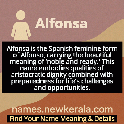 Alfonsa Name Meaning and Origin