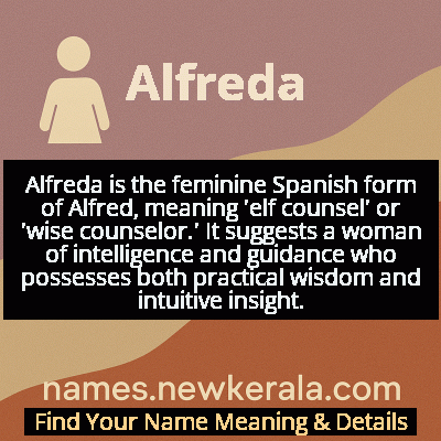 Alfreda Name Meaning and Origin