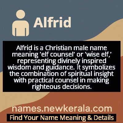 Alfrid Name Meaning and Origin