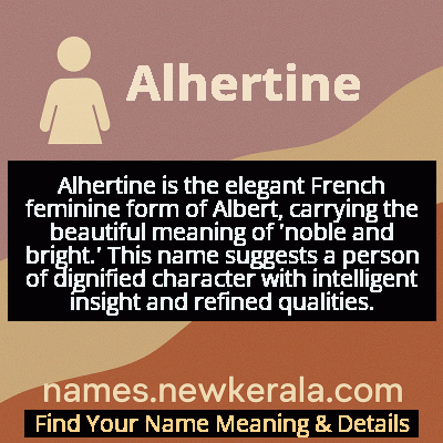 Alhertine Name Meaning and Origin