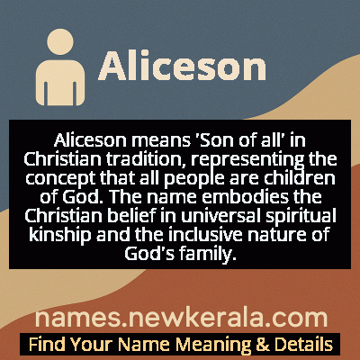 Aliceson Name Meaning and Origin
