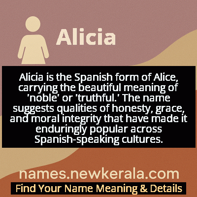 Alicia Name Meaning and Origin