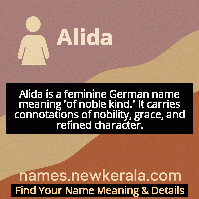 Alida Name Meaning and Origin