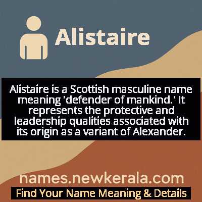 Alistaire Name Meaning and Origin