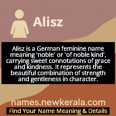 Alisz Name Meaning and Origin