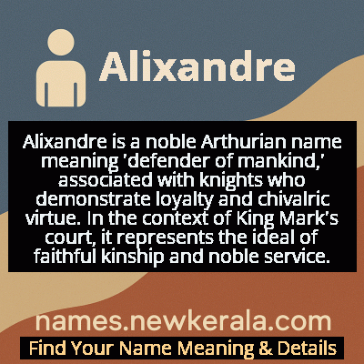 Alixandre Name Meaning and Origin