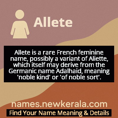 Allete Name Meaning and Origin