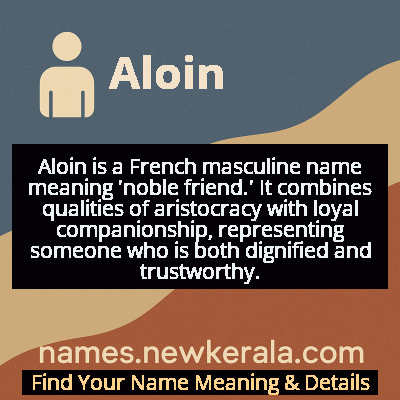 Aloin Name Meaning and Origin