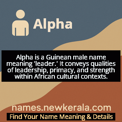 Alpha Name Meaning and Origin