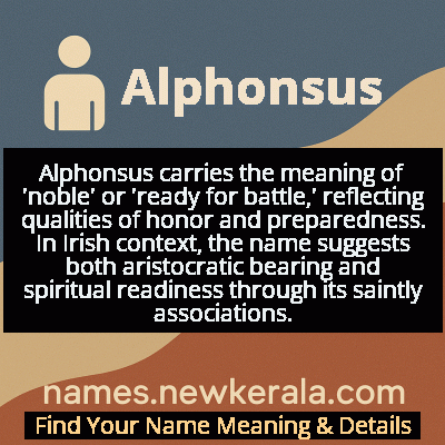 Alphonsus Name Meaning and Origin