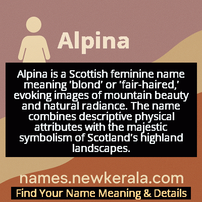 Alpina Name Meaning and Origin