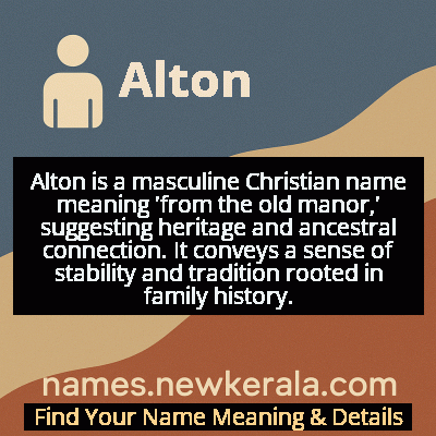 Alton Name Meaning and Origin