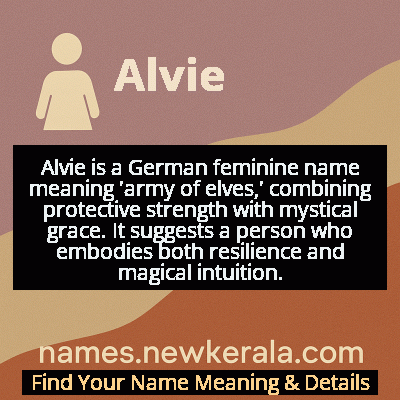 Alvie Name Meaning and Origin