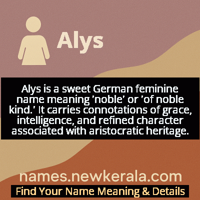Alys Name Meaning and Origin