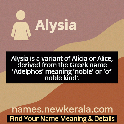 Alysia Name Meaning and Origin