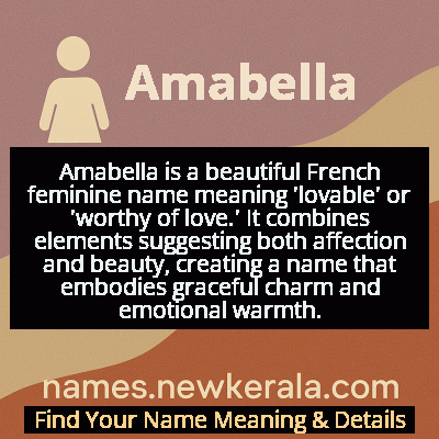 Amabella Name Meaning and Origin