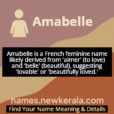 Amabelle Name Meaning and Origin