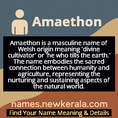 Amaethon Name Meaning and Origin