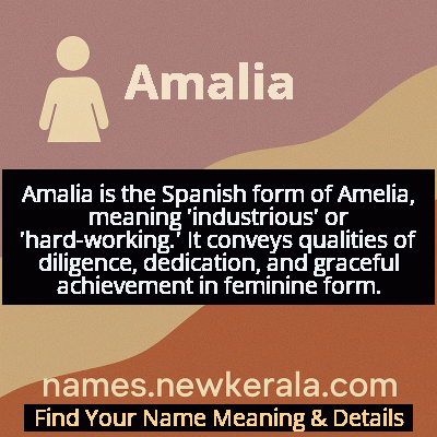 Amalia Name Meaning and Origin