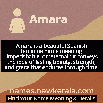 Amara Name Meaning and Origin