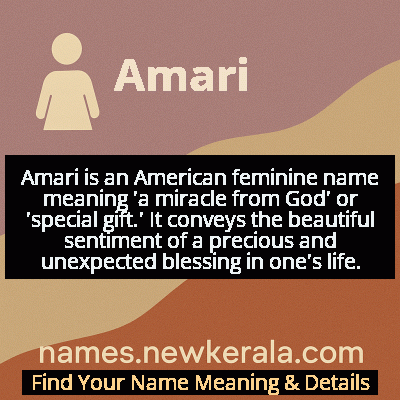 Amari Name Meaning and Origin