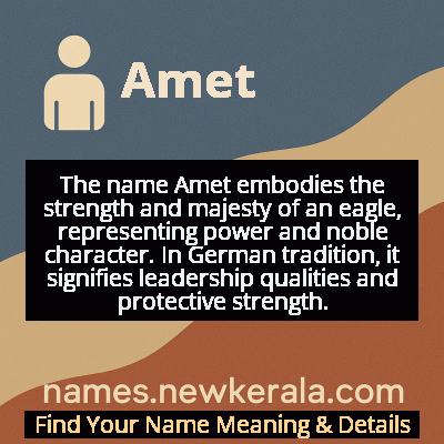Amet Name Meaning and Origin