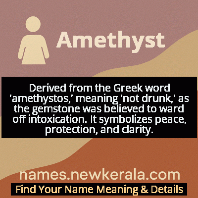 Amethyst Name Meaning and Origin