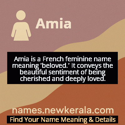 Amia Name Meaning and Origin