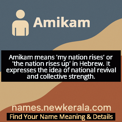 Amikam Name Meaning and Origin