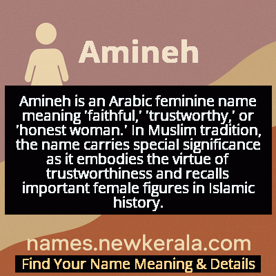 Amineh Name Meaning and Origin