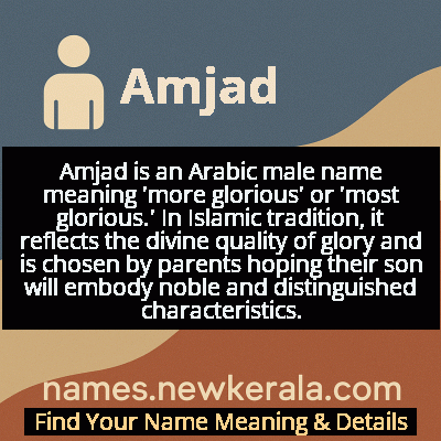 Amjad Name Meaning and Origin