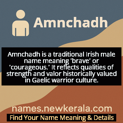 Amnchadh Name Meaning and Origin