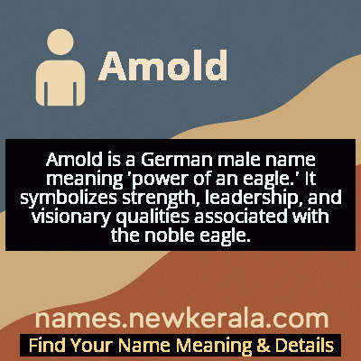 Amold Name Meaning and Origin